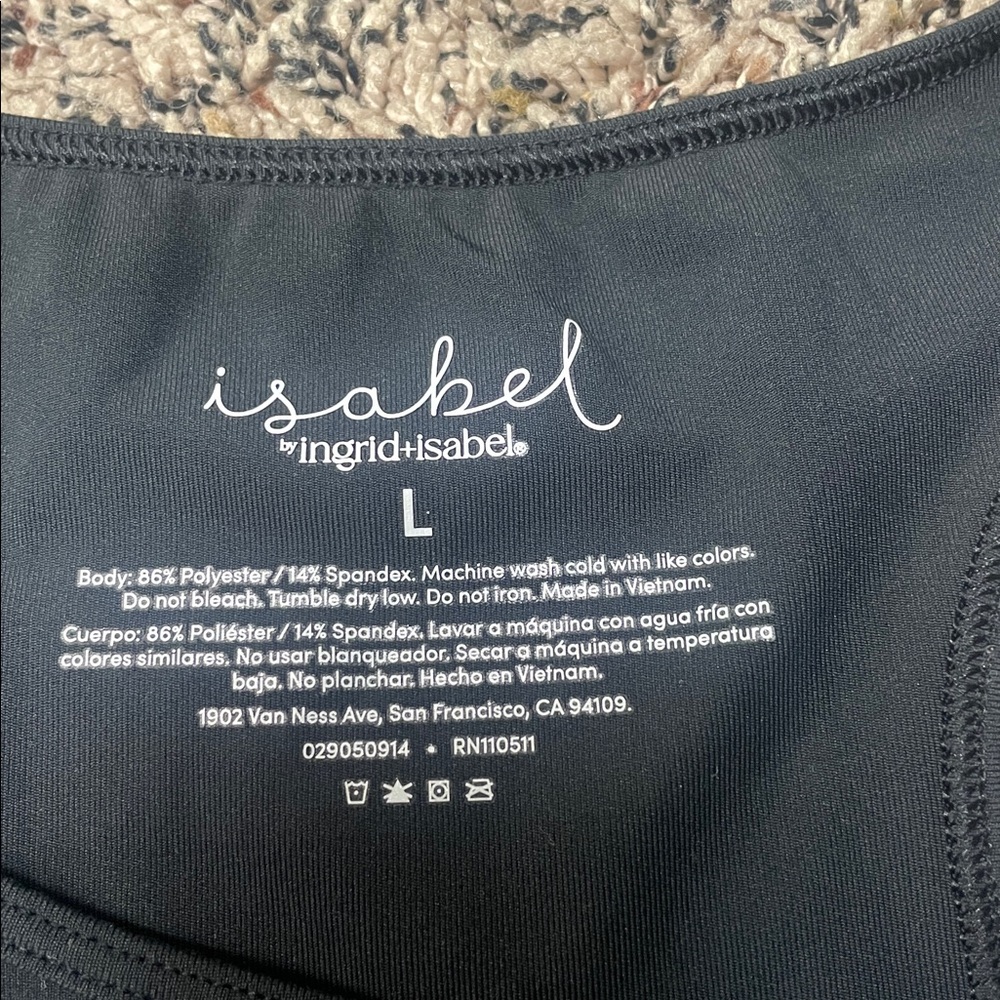 π Isabel Maternity Sleeveless Midi Active Empire Waist Active Dress Sz L | NWT - Picture 9 of 11
